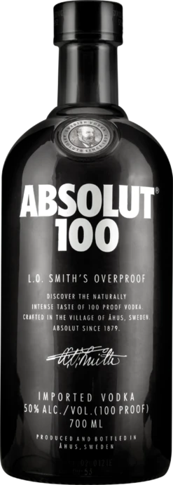 Absolut 100 Black Vodka 0,7l
