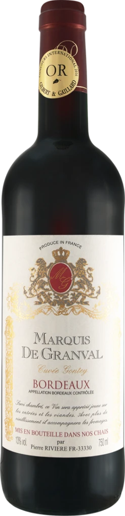 Marquis De Granval Cuvée Gontey AOC 2018