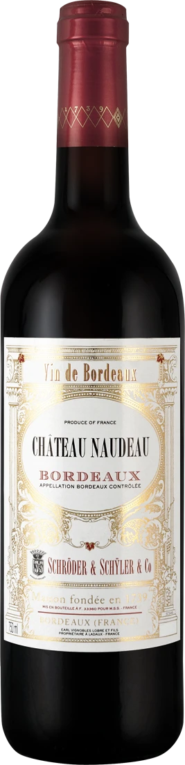 Schröder & Schÿler Château Naudeau Rouge AOC 2020 3 Schröder & Schÿler Château Naudeau Rouge AOC 2020
