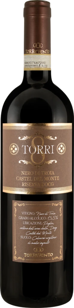 Torrevento 8 TORRI Castel Del Monte Riserva DOCG 2014