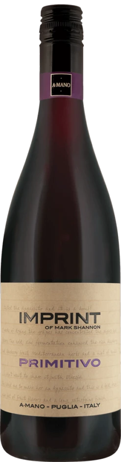 A Mano Primitivo Appassito IMPRINT IGT 2019