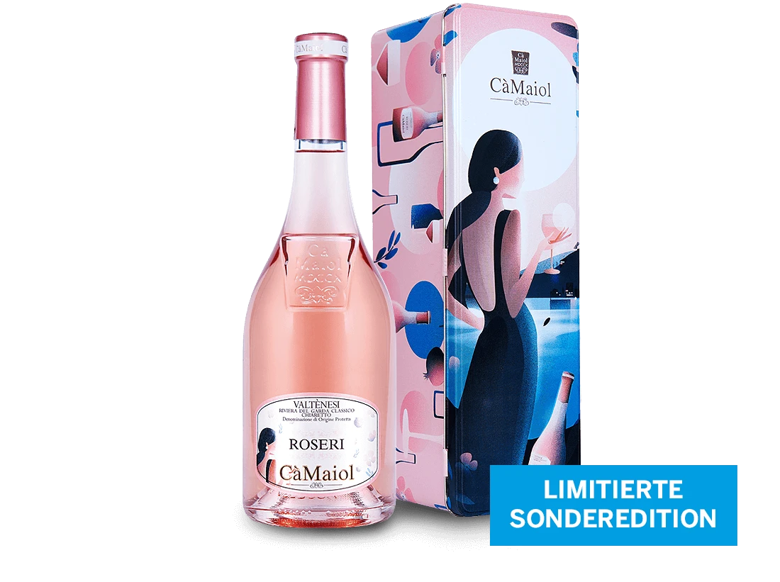 Cà Maiol Roseri Riviera Del Garda Classico Valtènesi Sonderedition In Der Metallbox 2020 3 Cà Maiol Roseri Riviera Del Garda Classico Valtènesi Sonderedition In Der Metallbox 2020